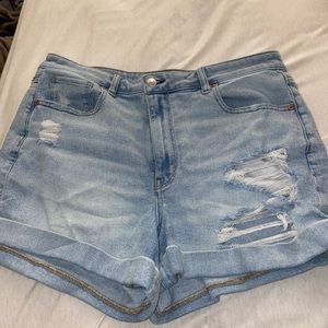 American Eagle Distressed Jean Shorts